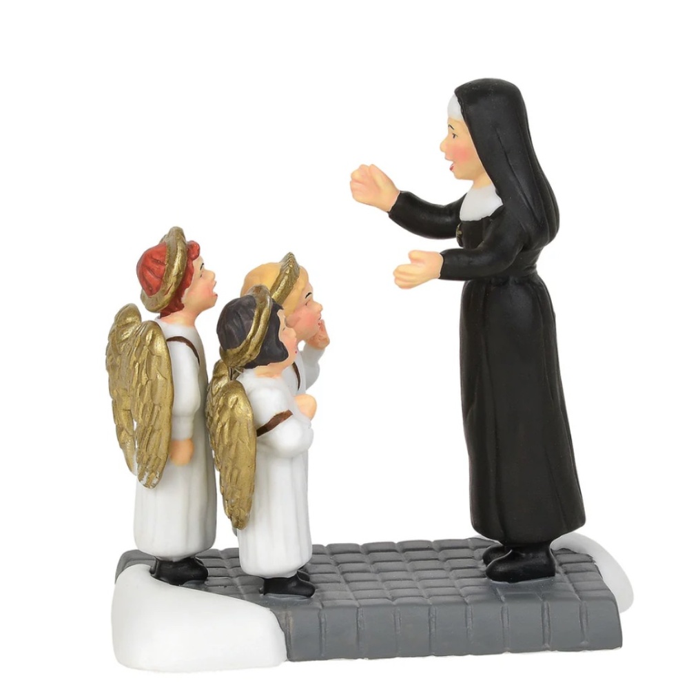 DEPT 56 Christmas in the City ANGELS HEARD ON HIGH #6003060~NUN & CHOIR~RARE HTF